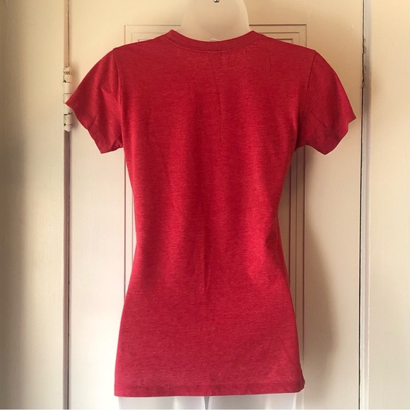 [vintage] Grateful Dead London, England 1990 Heather Red Distressed T-Shirt - Picture 6 of 12